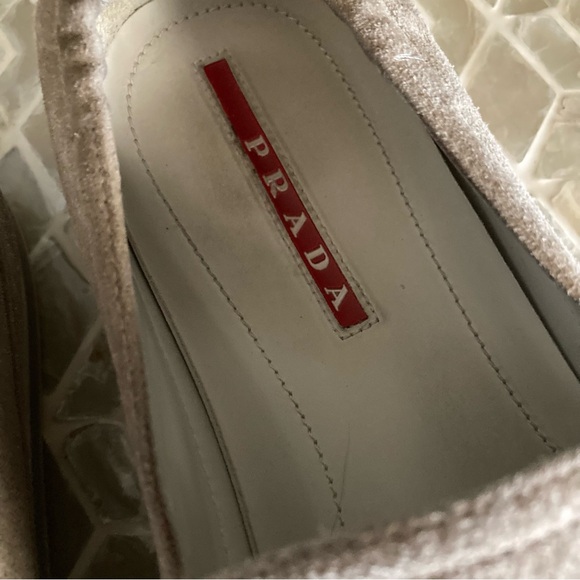 Prada Sport Men's Suede Slip-On Sneakers (11) - Picture 4 of 12